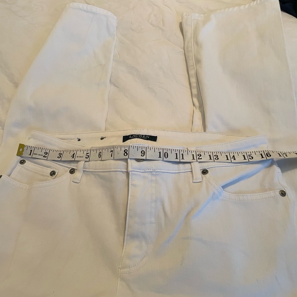 Ralph Lauren Size 10, White, Premier Straight - Picture 6 of 12